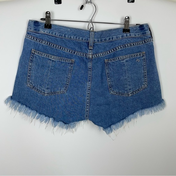 Rag & Bone Cut Off Denim Shorts - Picture 3 of 6